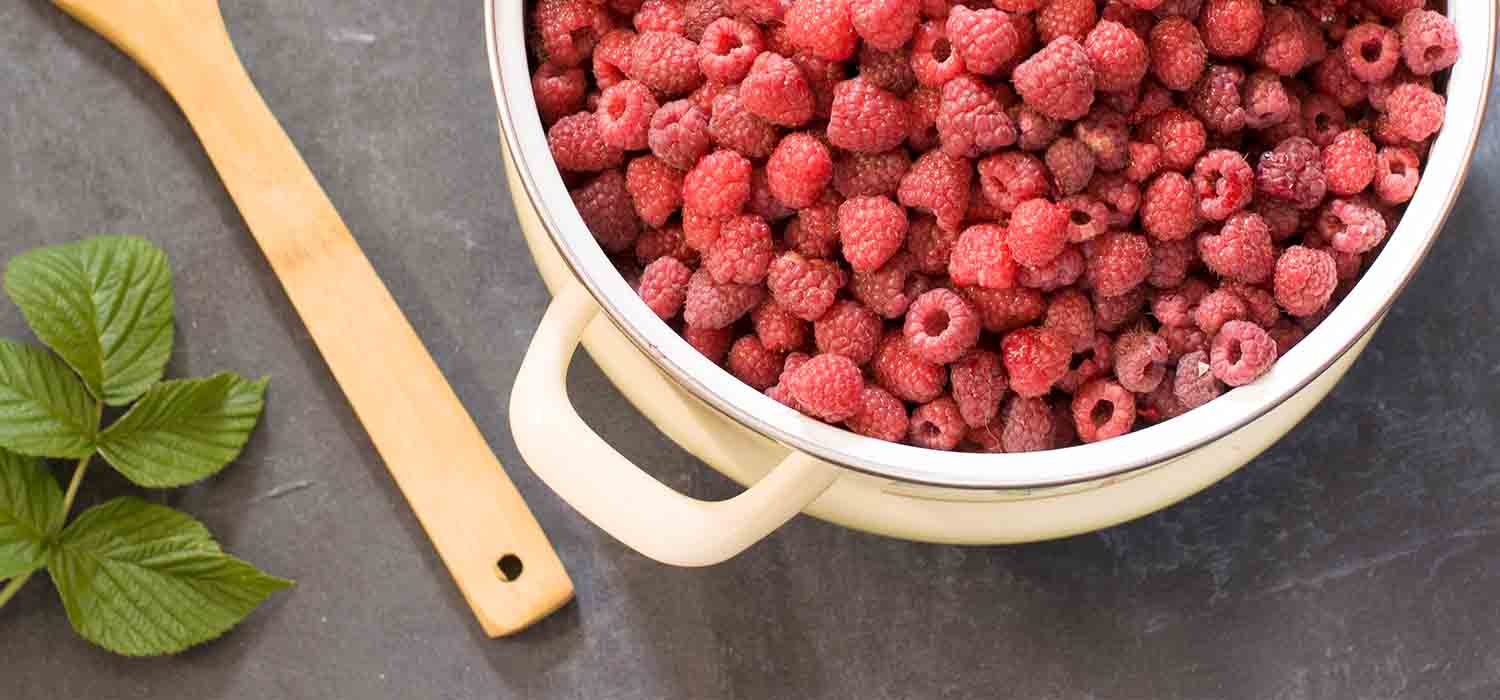 paso a paso mermelada de frambuesas sin azúcar cocinar frambuesas
